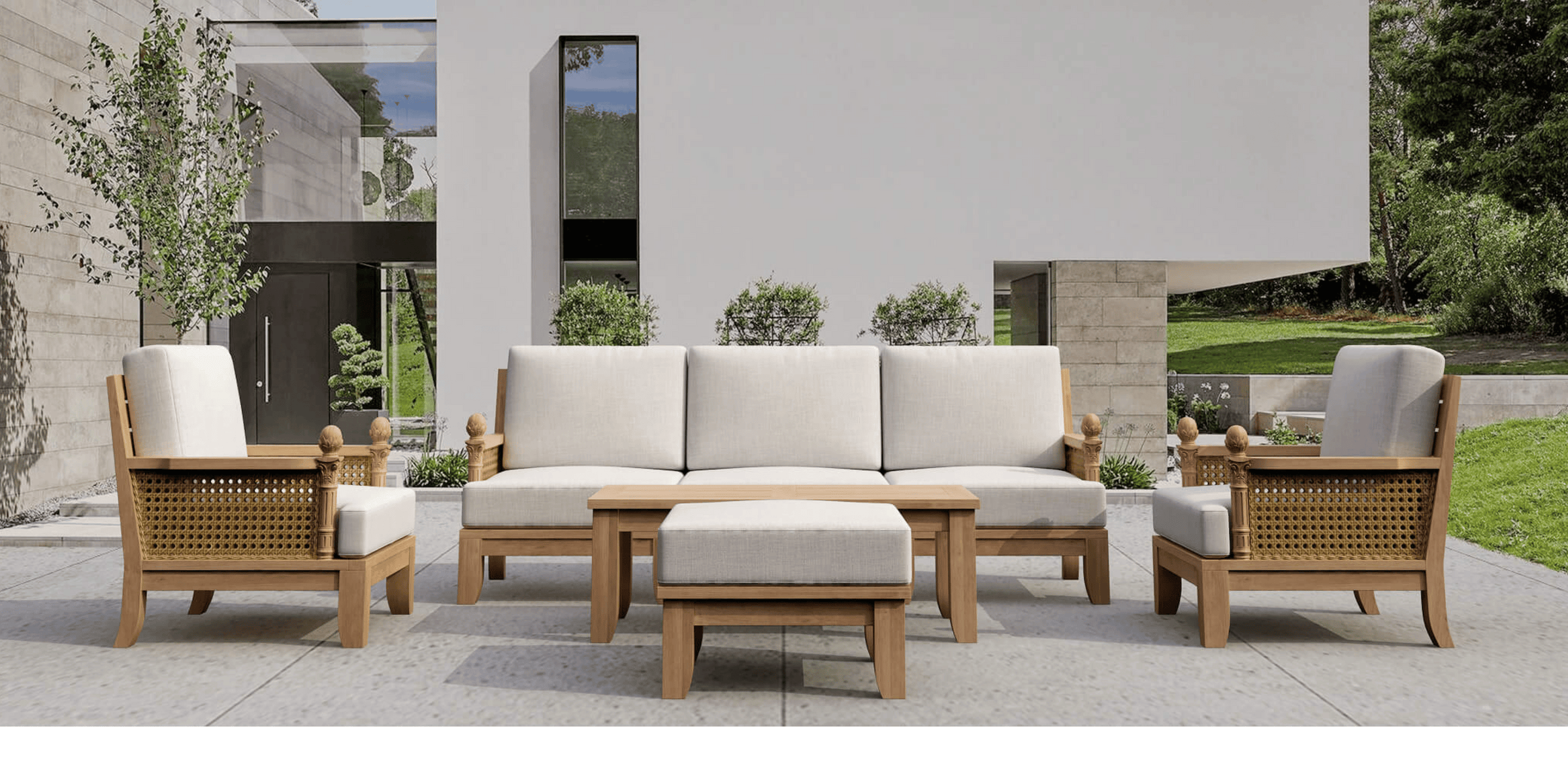 Luxe Deep Seating Set