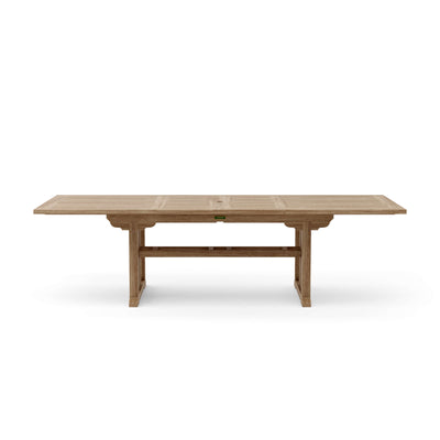 SAHARA 106″ RECTANGULAR DOUBLE EXTENSION TABLE