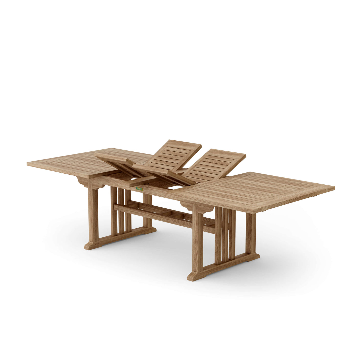 SAHARA 106″ RECTANGULAR DOUBLE EXTENSION TABLE