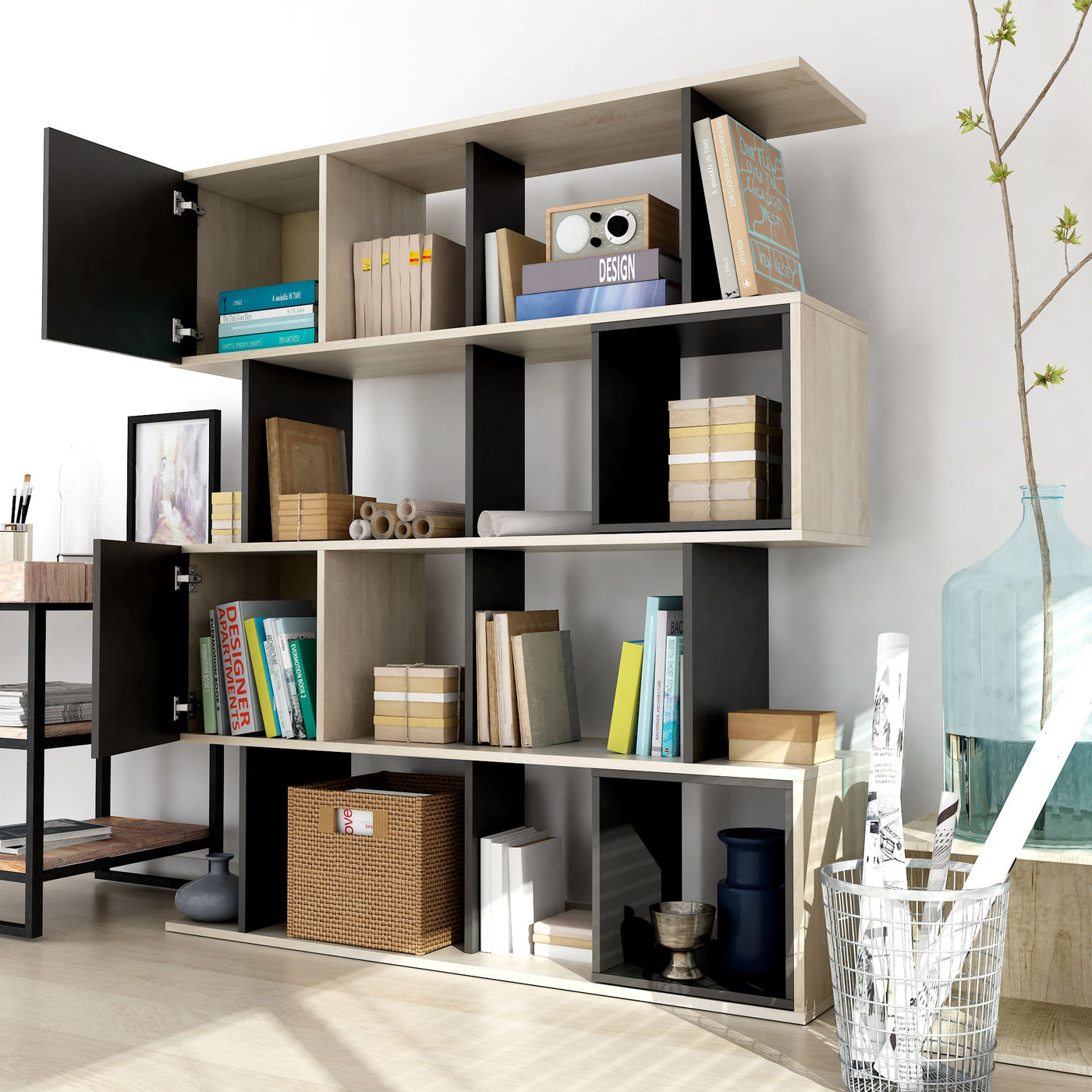 ALLIANCE GEOMETRIC BOOKCASE