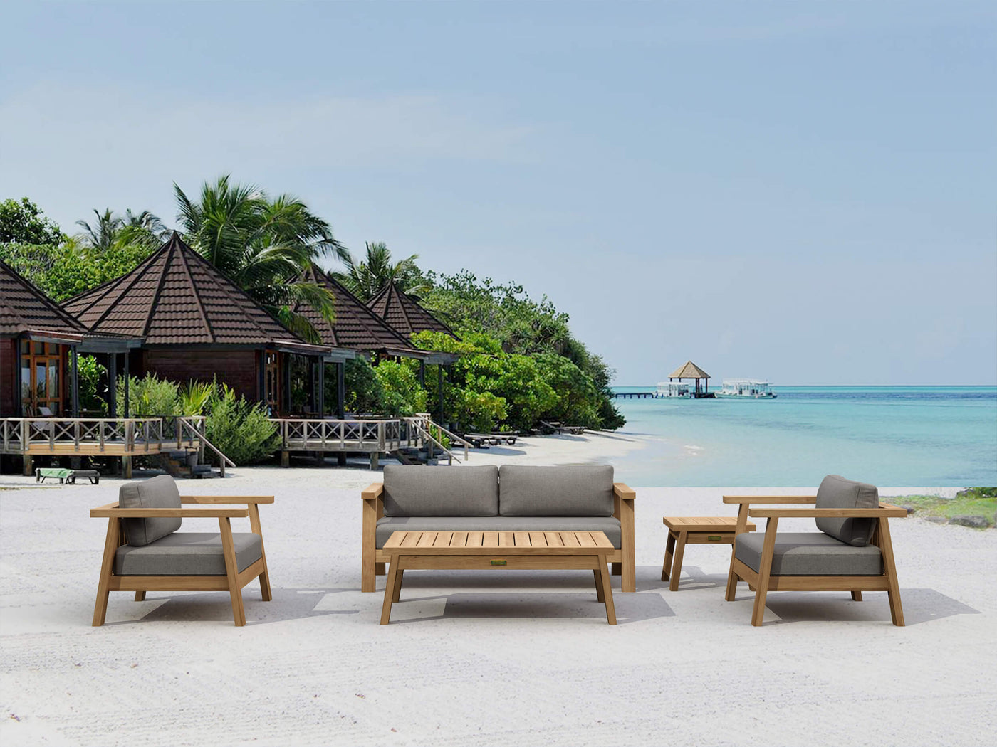 SET-322 5-PC PALERMO DEEP SEATING