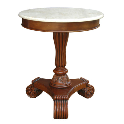 BELLA MARBLE TOP SIDE TABLE