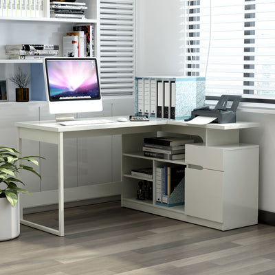 Lexi 55″ L-Shaped Corner Desk