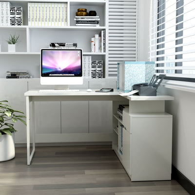 Lexi 55″ L-Shaped Corner Desk