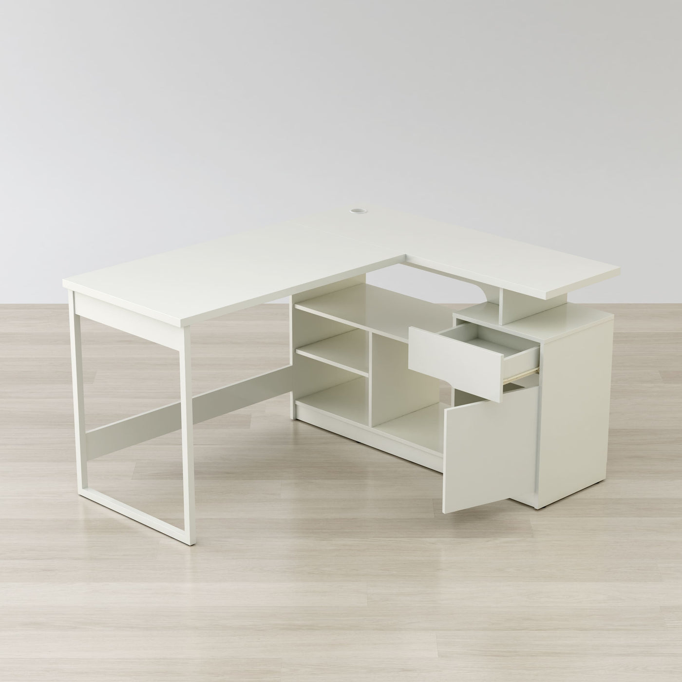 Lexi 55″ L-Shaped Corner Desk