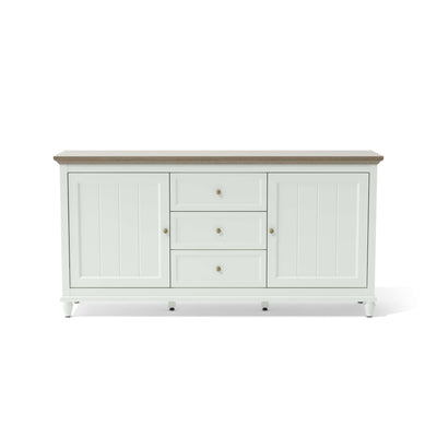 Chenon Sideboard – White & Brown