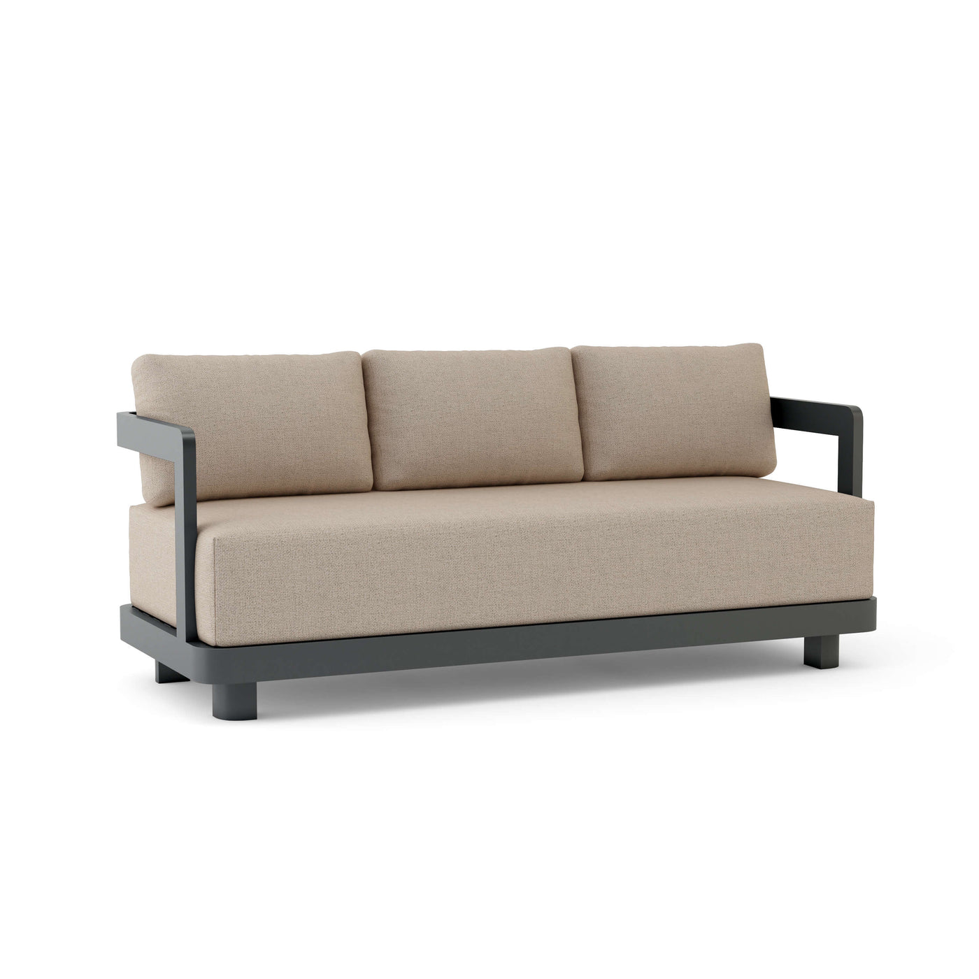 Granada Deep Seating Aluminum Sofa
