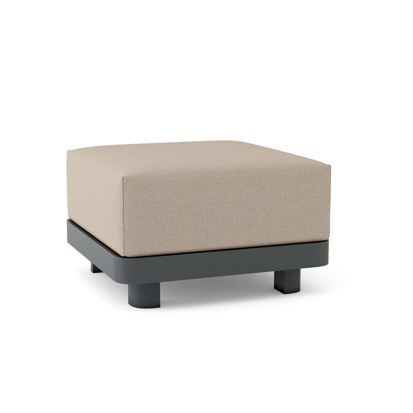Granada Aluminum Ottoman