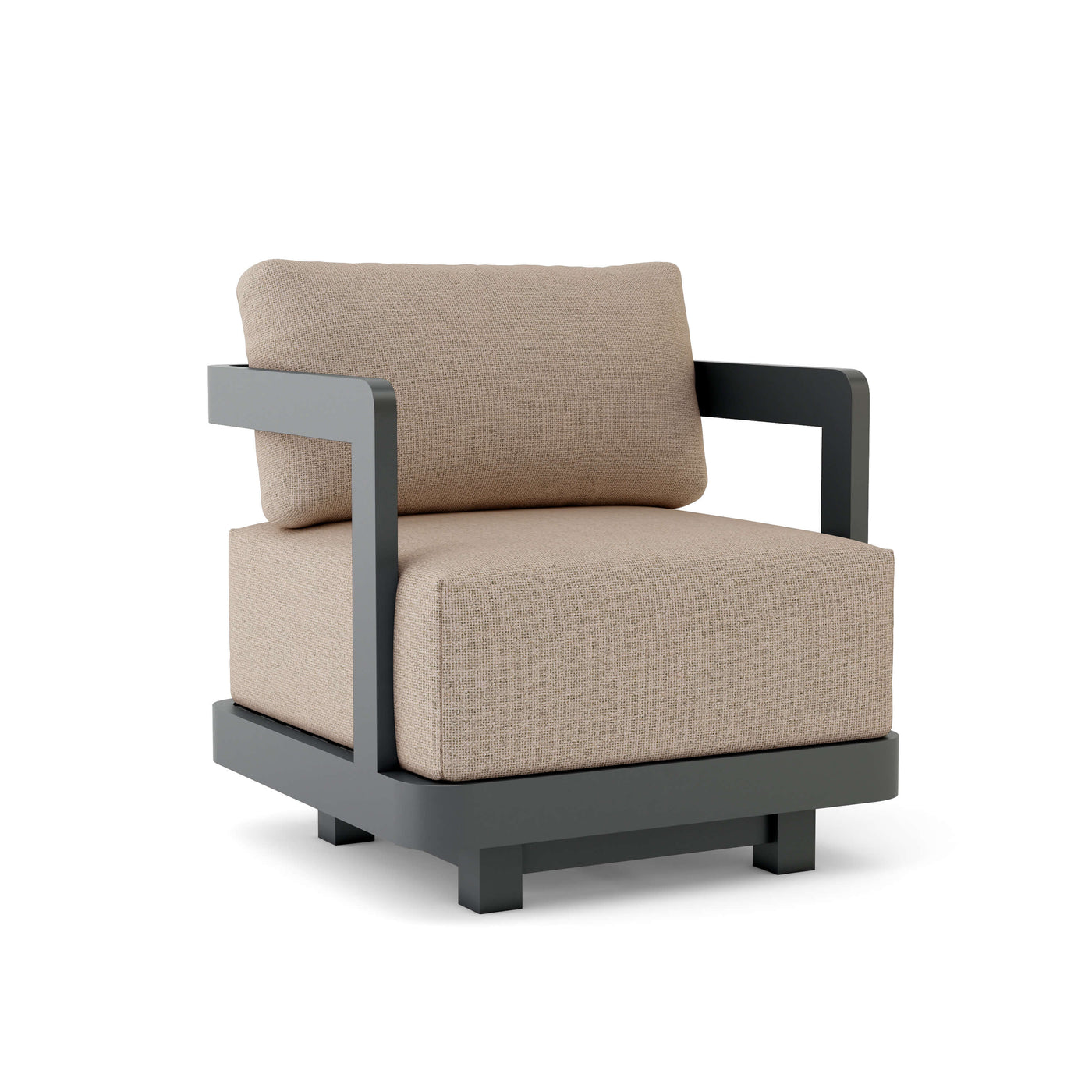 Granada Aluminum Swivel Armchair
