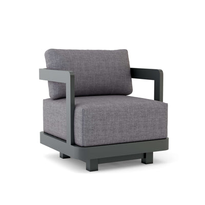 Granada Aluminum Swivel Armchair