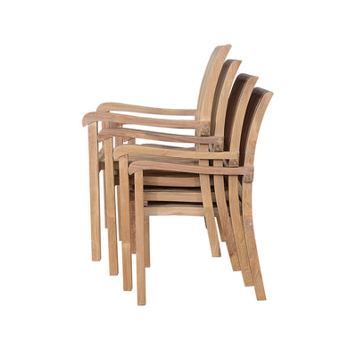 ASPEN STACKING ARMCHAIR (4 PCS)
