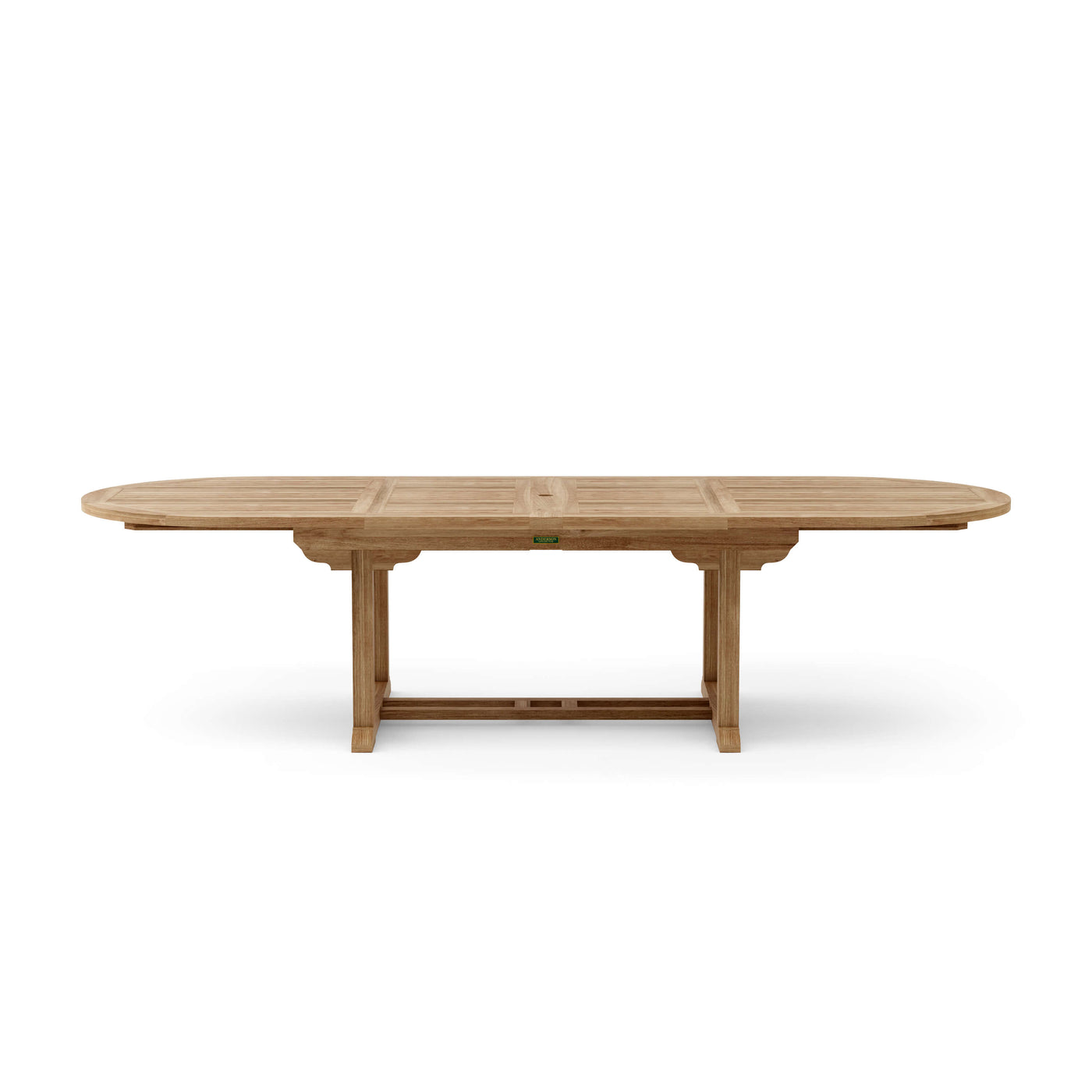 BAHAMA 117″ OVAL DOUBLE EXTENSION TABLE EXTRA THICK
