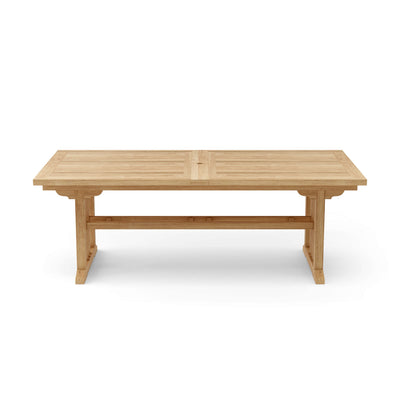 SAHARA 126″ RECTANGULAR DOUBLE EXTENSION TABLE
