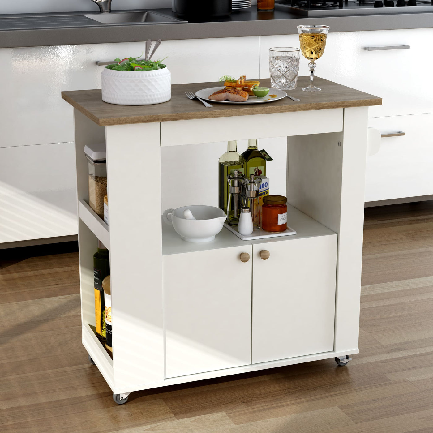 Aston 33" Kitchen Cart