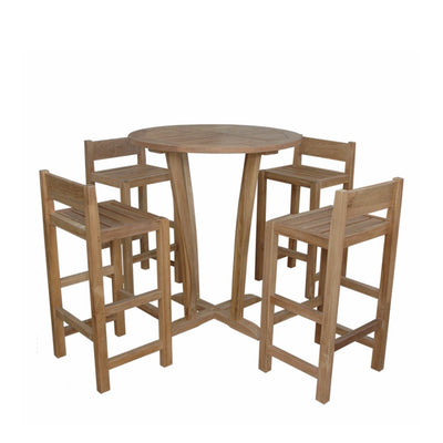 SET-290 DESCANSO SEDONA BAR TABLE 5-PC SET
