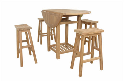 SET-292 SEACREST ALPINE I COUNTER TABLE 5-PC SET