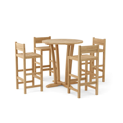 SET-290 DESCANSO SEDONA BAR TABLE 5-PC SET