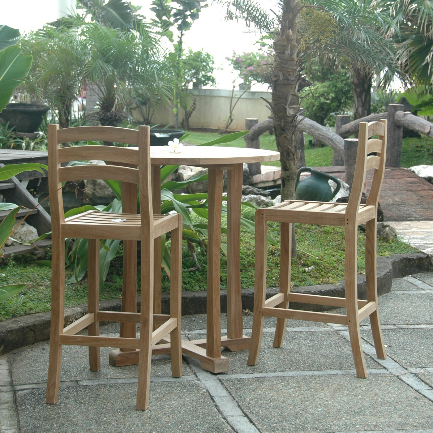 SET-123 3-pc Mandalay Bar Table Set