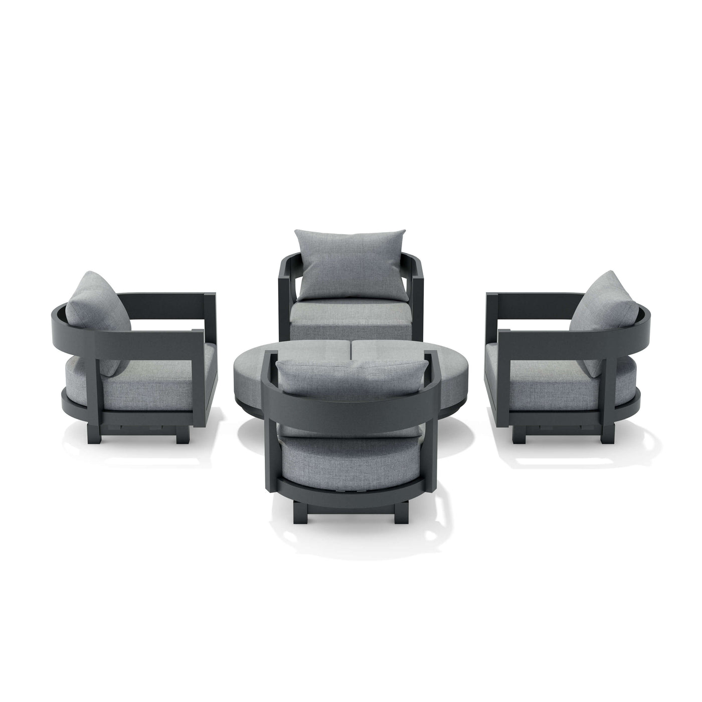 SET-174-AL 5-pc Coronado Deep Seating Set