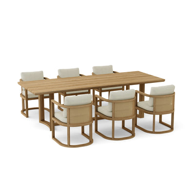 SET-223 7-pc Junus Dining Table Set