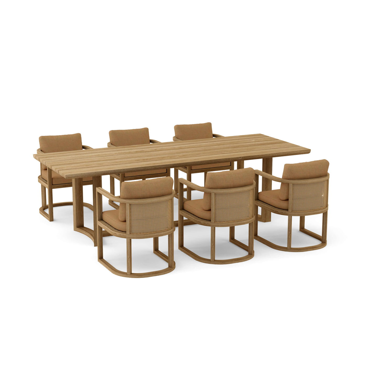 SET-223 7-pc Junus Dining Table Set