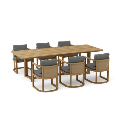 SET-223 7-pc Junus Dining Table Set