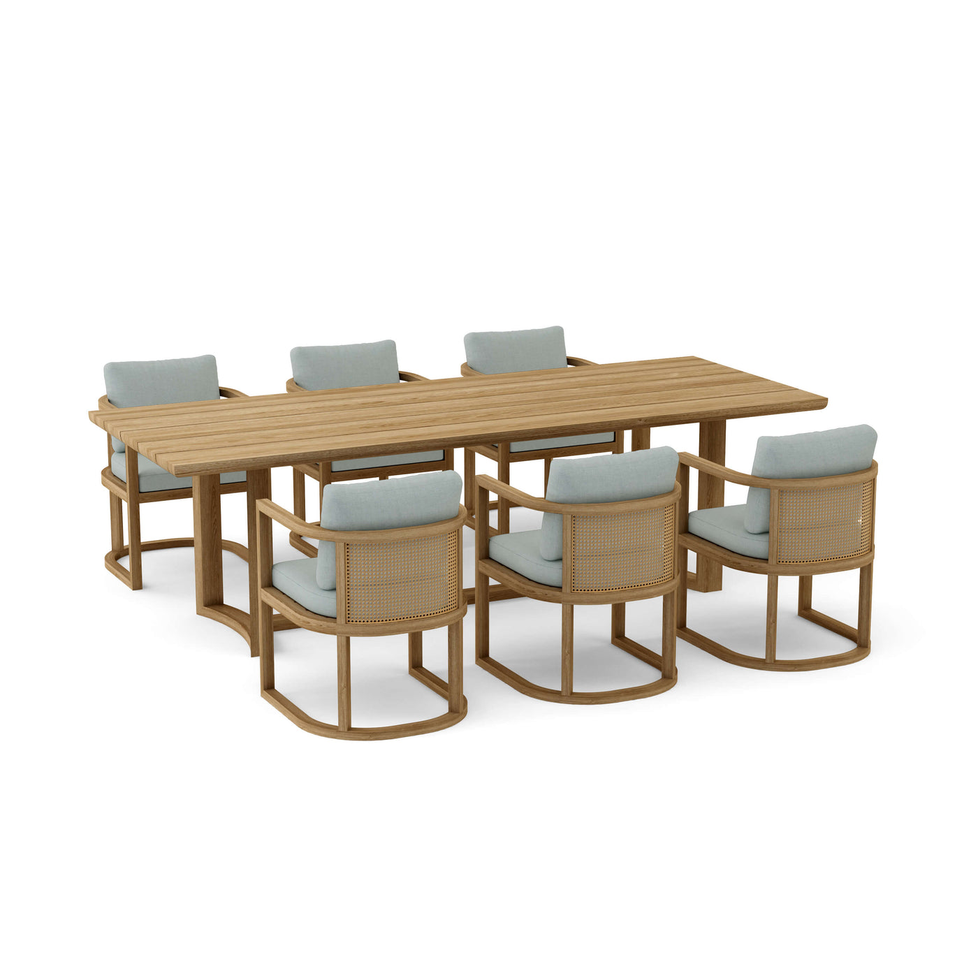 SET-223 7-pc Junus Dining Table Set