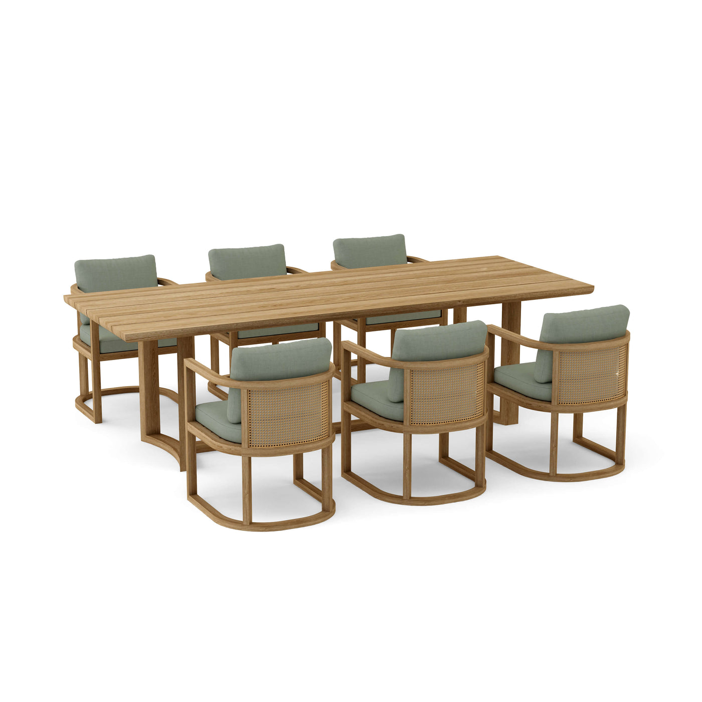 SET-223 7-pc Junus Dining Table Set