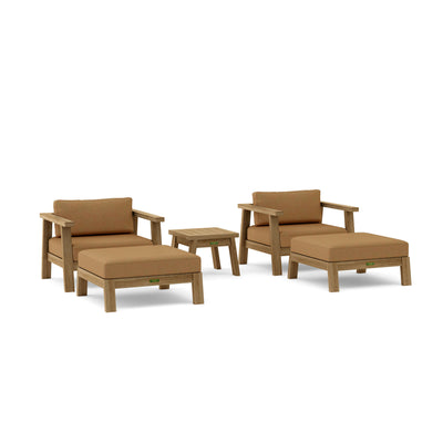 SET-323 Palermo Deep Seating 5-pc Set