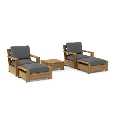 SET-524 Madera Deep Seating 5-pc Set