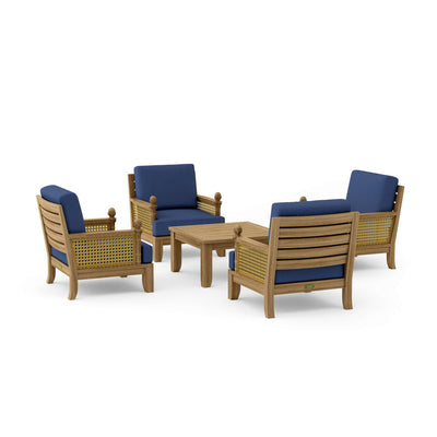 SET-55 5-pc Luxe Modular Deep Seating Set