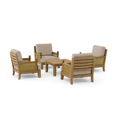 SET-55 5-pc Luxe Modular Deep Seating Set