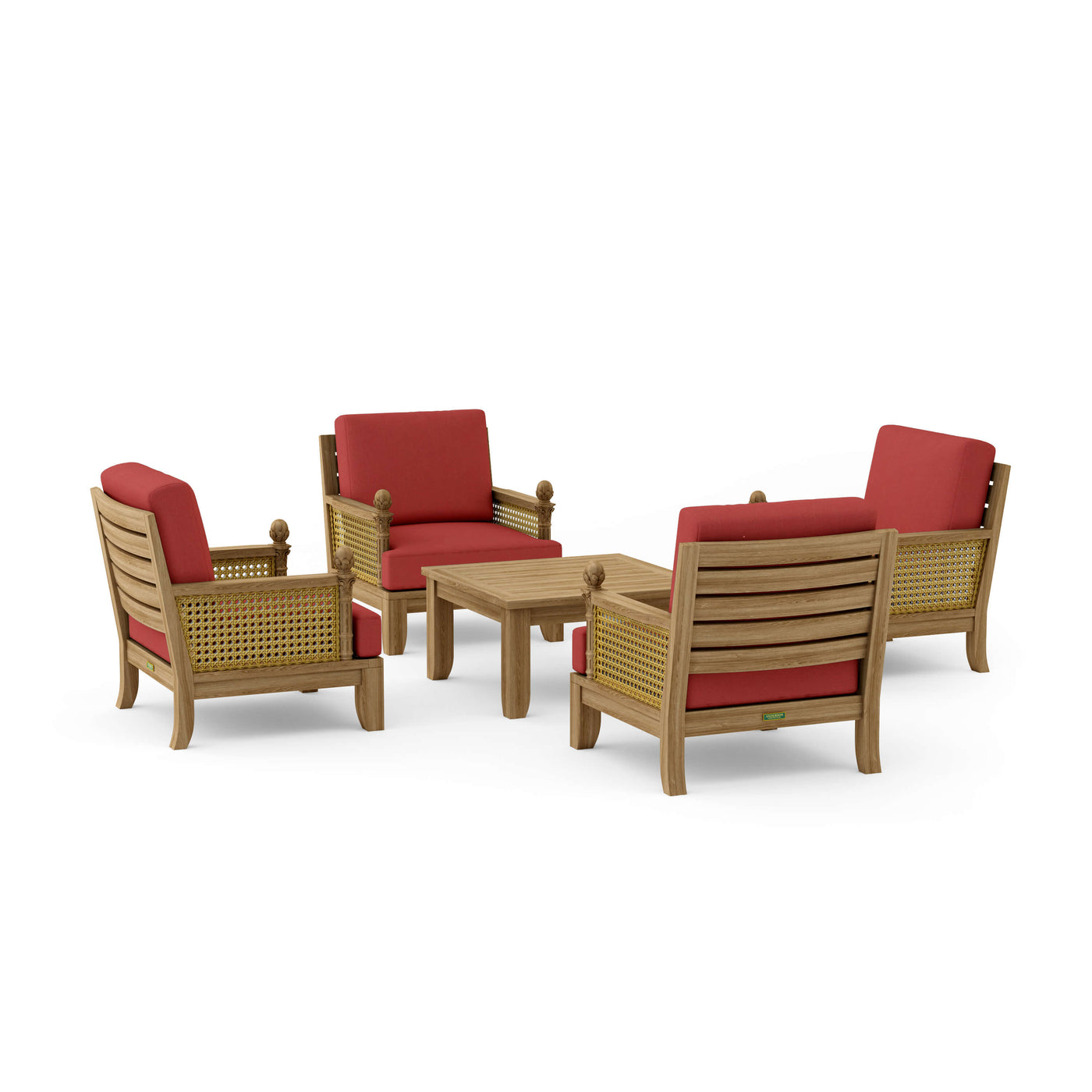 SET-55 5-pc Luxe Modular Deep Seating Set