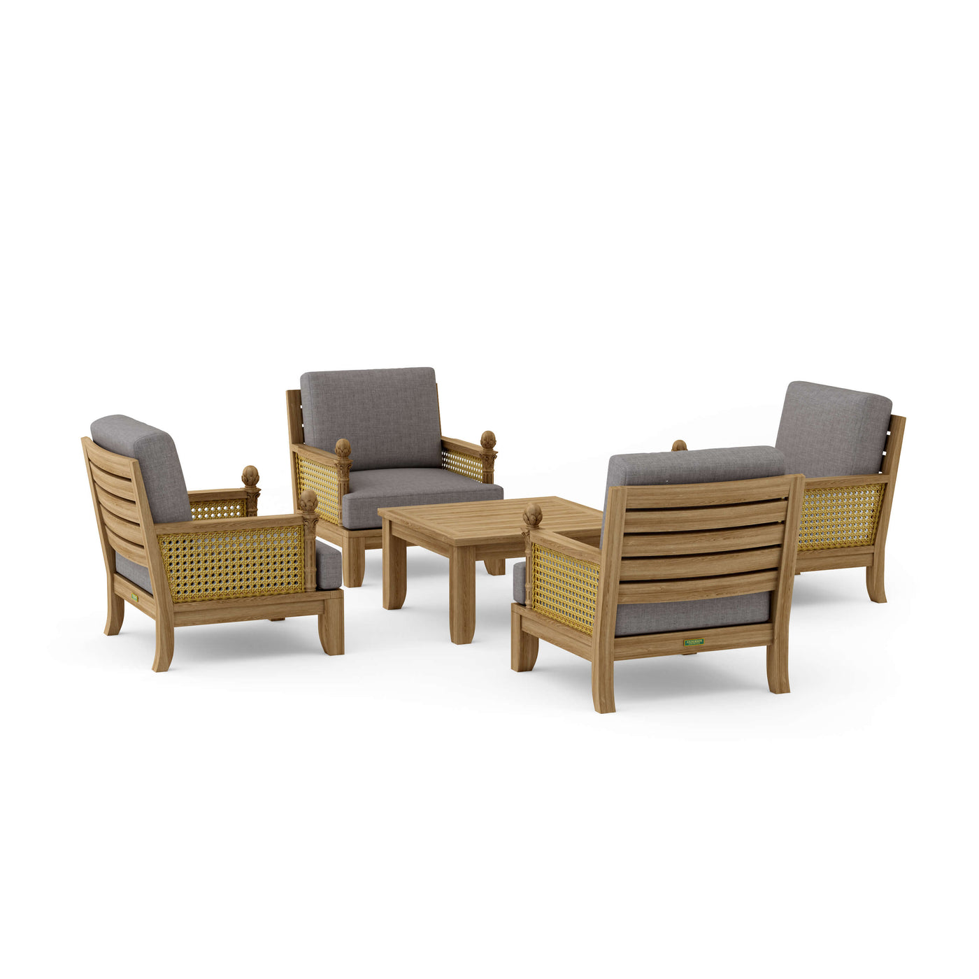 SET-55 5-pc Luxe Modular Deep Seating Set