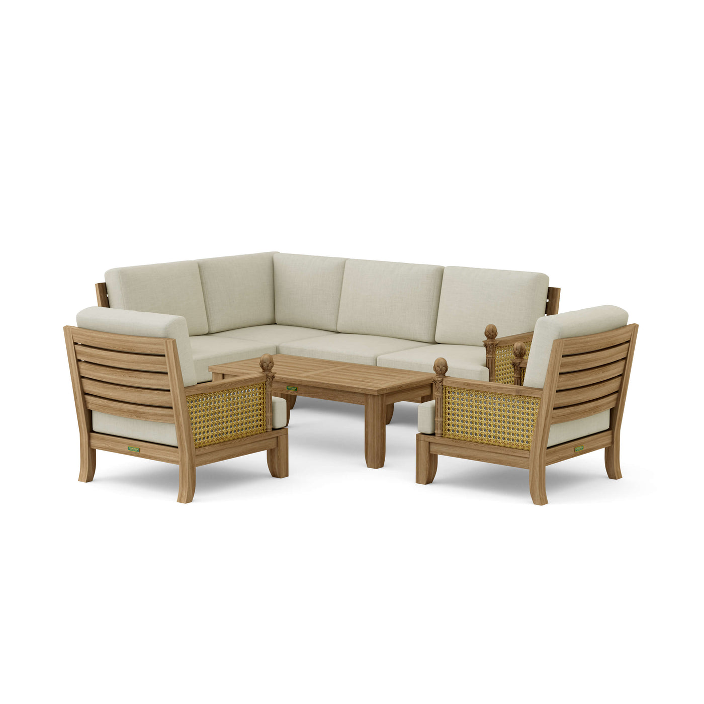 SET-73 Luxe Modular Deep Seating 7-pc Set