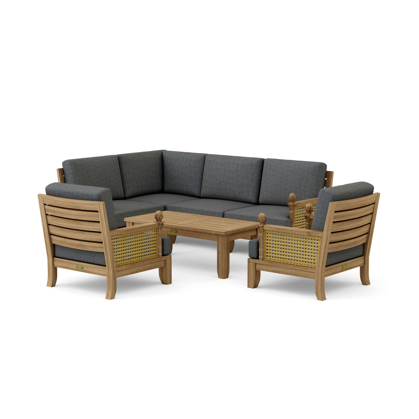 SET-73 Luxe Modular Deep Seating 7-pc Set