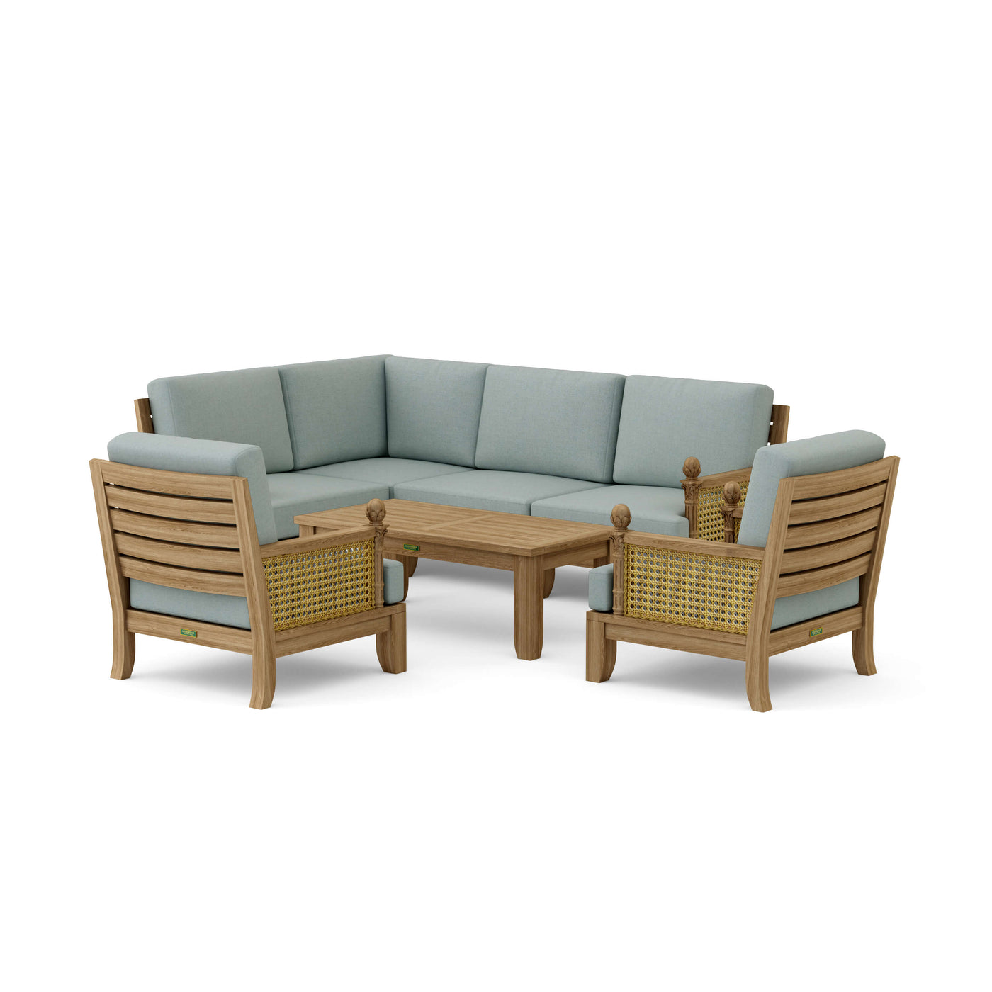 SET-73 Luxe Modular Deep Seating 7-pc Set