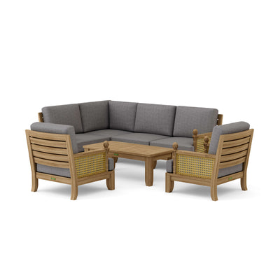 SET-73 Luxe Modular Deep Seating 7-pc Set