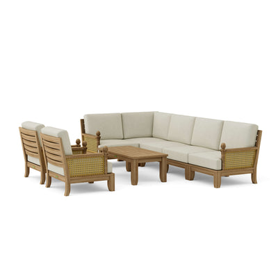 SET-74 Luxe Modular Deep Seating 8-pc Set