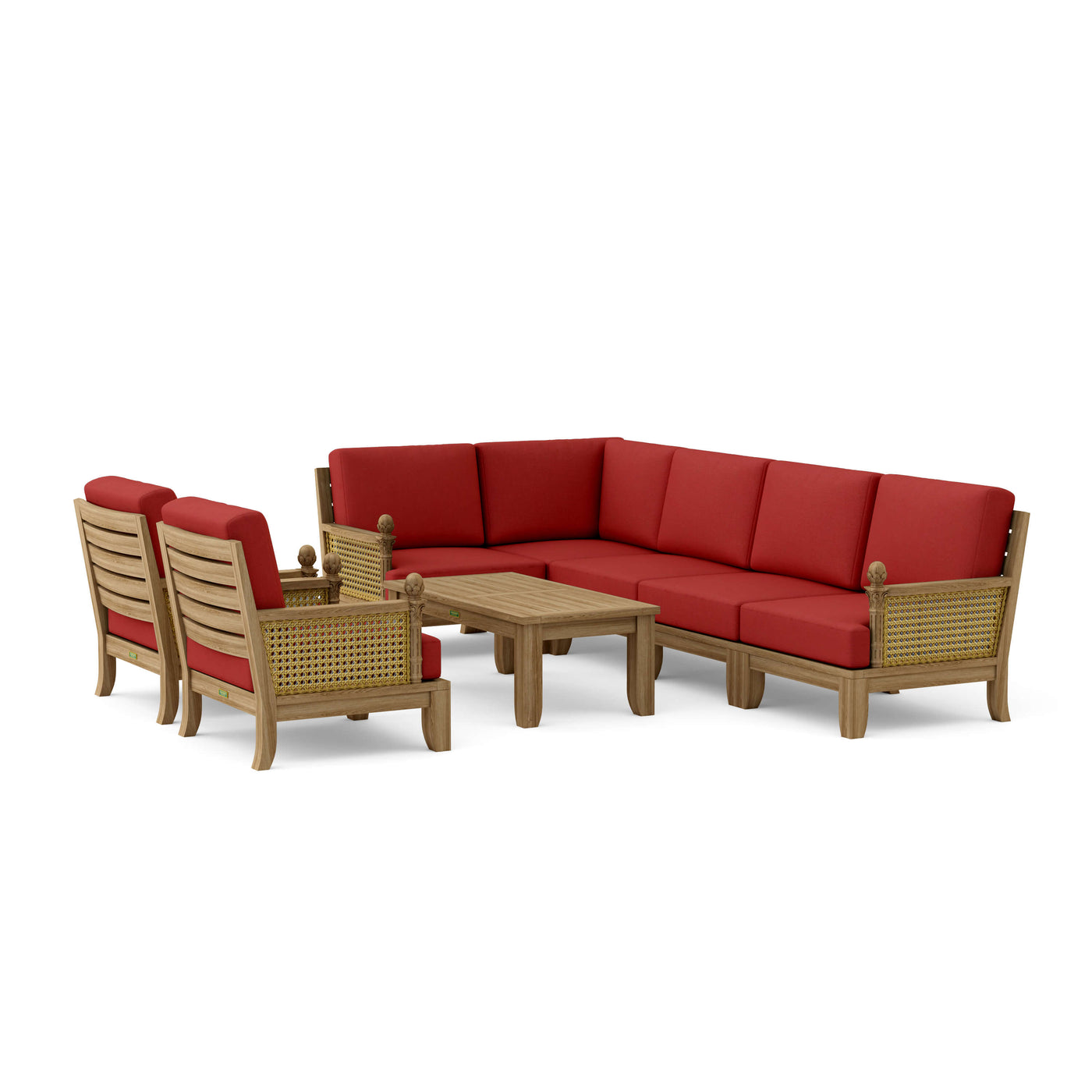 SET-74 Luxe Modular Deep Seating 8-pc Set