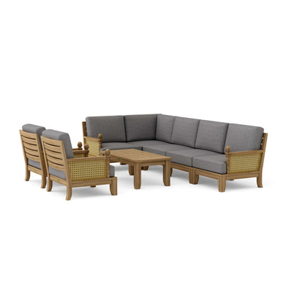 SET-74 Luxe Modular Deep Seating 8-pc Set