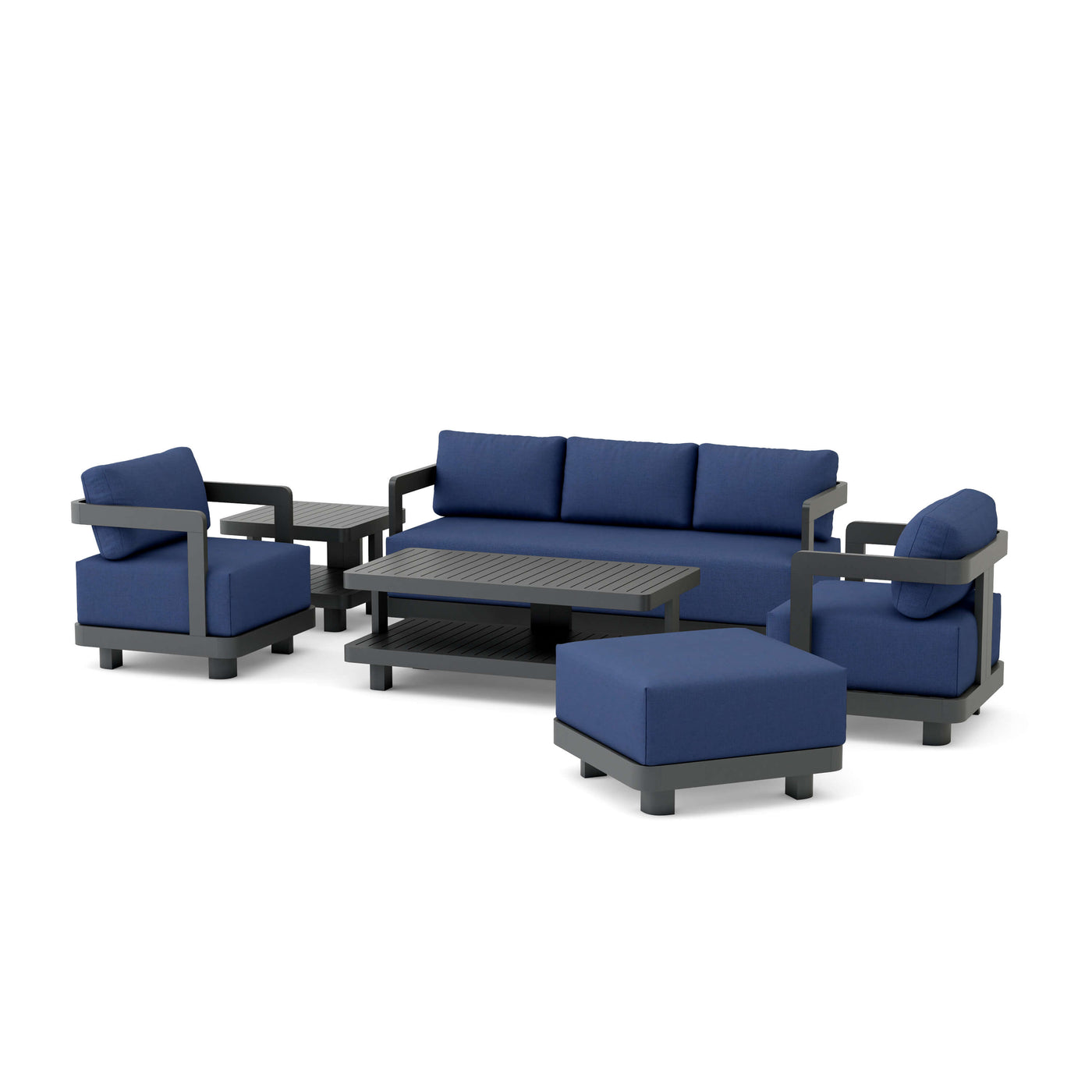 SET-901-AL 6-pc Granada Aluminum Deep Seating