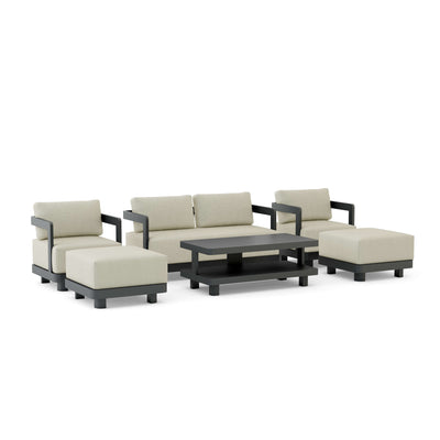 SET-902-AL 6-pc Granada Aluminum Deep Seating