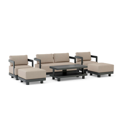 SET-902-AL 6-pc Granada Aluminum Deep Seating