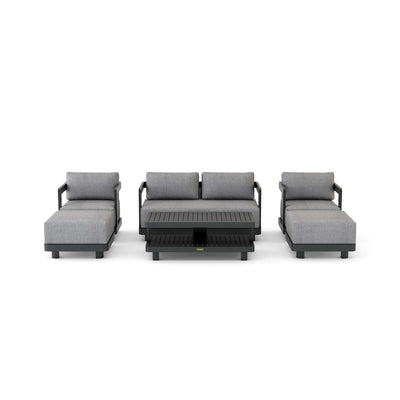 SET-902-AL 6-pc Granada Aluminum Deep Seating