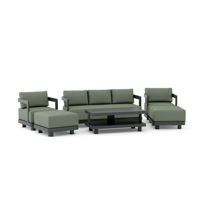 SET-903-AL 6-pc Granada Aluminum Deep Seating