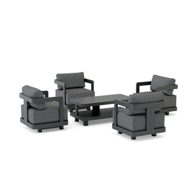 SET-904-AL 5-pc Granada Aluminum Deep Seating