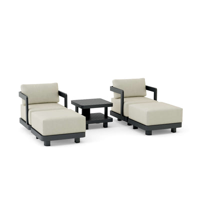 SET-905-AL 5-pc Granada Aluminum Deep Seating