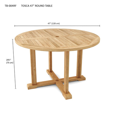 TOSCA 47″ ROUND TABLE