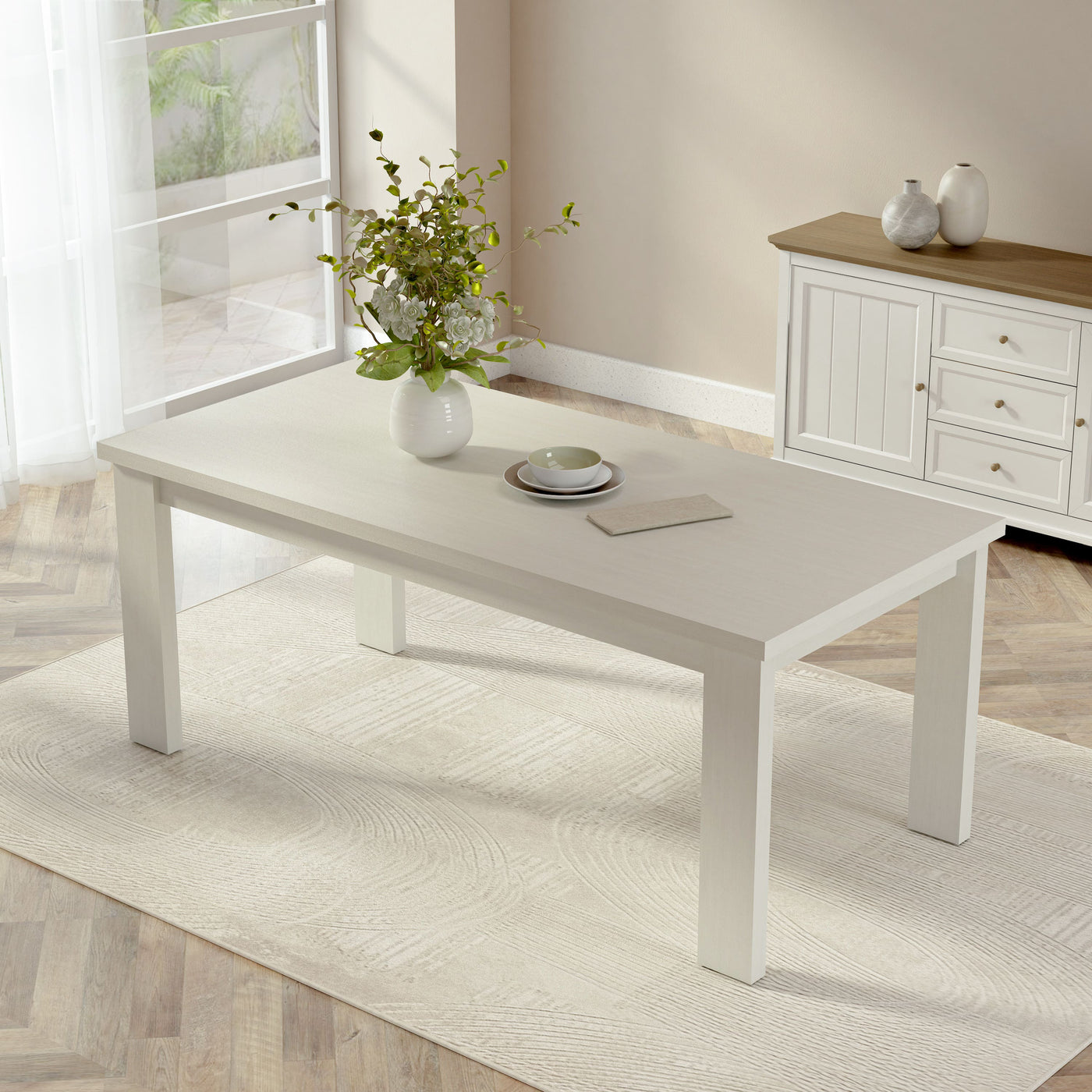 Brentford Dining Table - White